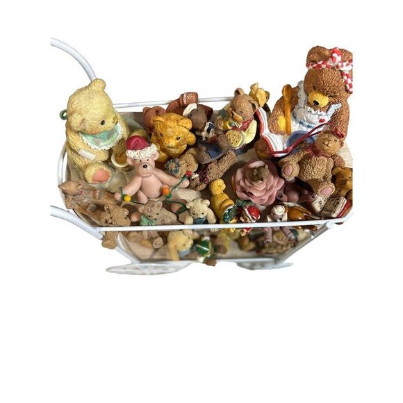 Cherished Teddies & Other Vintage 1991-P. HILLMAN Teddy Bear Figurine Lot of 29 - Picture 6 of 8